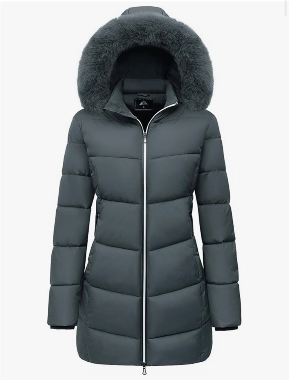 MOERDENG Winter Windproof Warm Coat Waterproof Hooded Puffer Jacket XXL